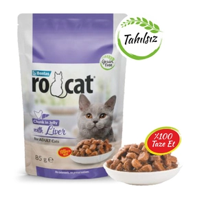 Ro-Cat Ciğerli Yetişkin Yaş Kedi Maması 85 Gr - 2