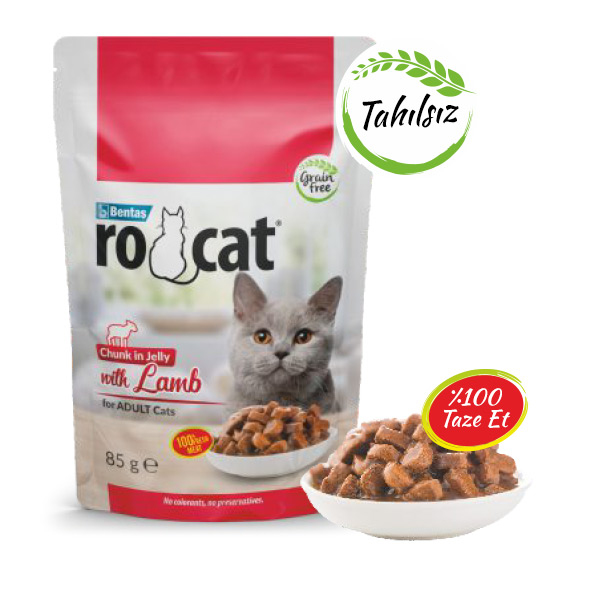 Ro-Cat Kuzulu Yetişkin Yaş Kedi Maması 85 Gr - 2