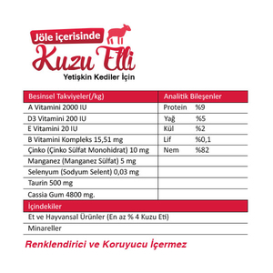 Ro-Cat Kuzulu Yetişkin Yaş Kedi Maması 85 Gr - 3