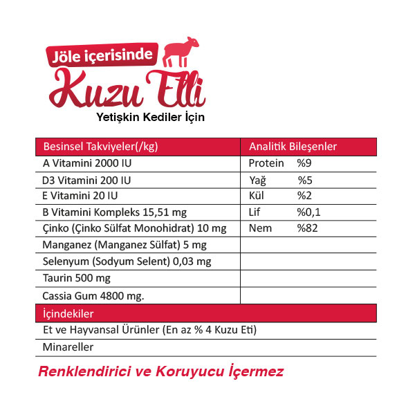 Ro-Cat Kuzulu Yetişkin Yaş Kedi Maması 85 Gr - 3