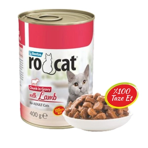 Ro-Cat Parça Etli Kuzulu Yetişkin Kedi Konservesi 400 Gr - 2