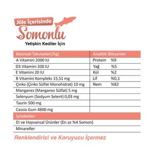 Ro-Cat Somonlu Yetişkin Yaş Kedi Maması 85 Gr - 2