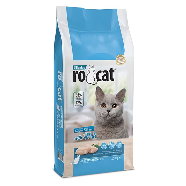 Ro-Cat Sterilised Somonlu Kısırlaştırılmış Kedi Maması 15 Kg - 1