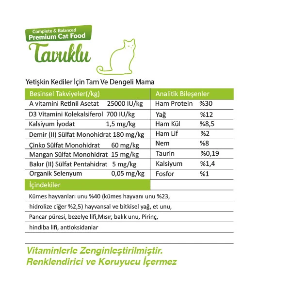 Ro-Cat Tavuklu Yetişkin Kedi Maması 15 Kg - 2