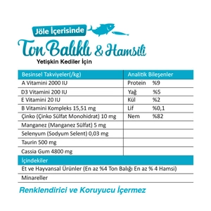 Ro-Cat Ton Balıklı ve Hamsili Yetişkin Yaş Kedi Maması 85 Gr - 3