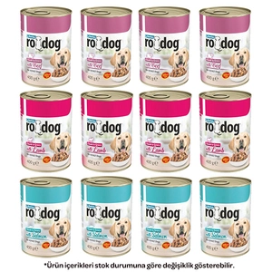 Ro-Dog Karışık Köpek Yaş Maması 400 gr X 12 Adet
