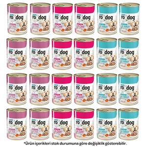Ro-Dog Karışık Köpek Yaş Maması 400 gr X 24 Adet