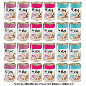 Ro-Dog Karışık Köpek Yaş Maması 400 gr X 24 Adet