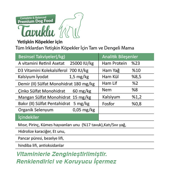 Ro-Dog Tavuklu Yetişkin Köpek Maması 15 Kg - 2