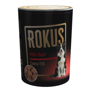 Rokus Dana Etli Köpek Yaş Maması 410 gr