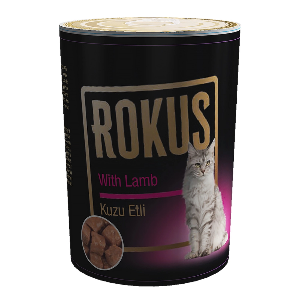 Rokus Kuzu Etli Kedi Konservesi 410 gr - 1