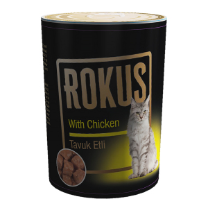 Rokus Tavuklu Kedi Yaş Maması 410 gr