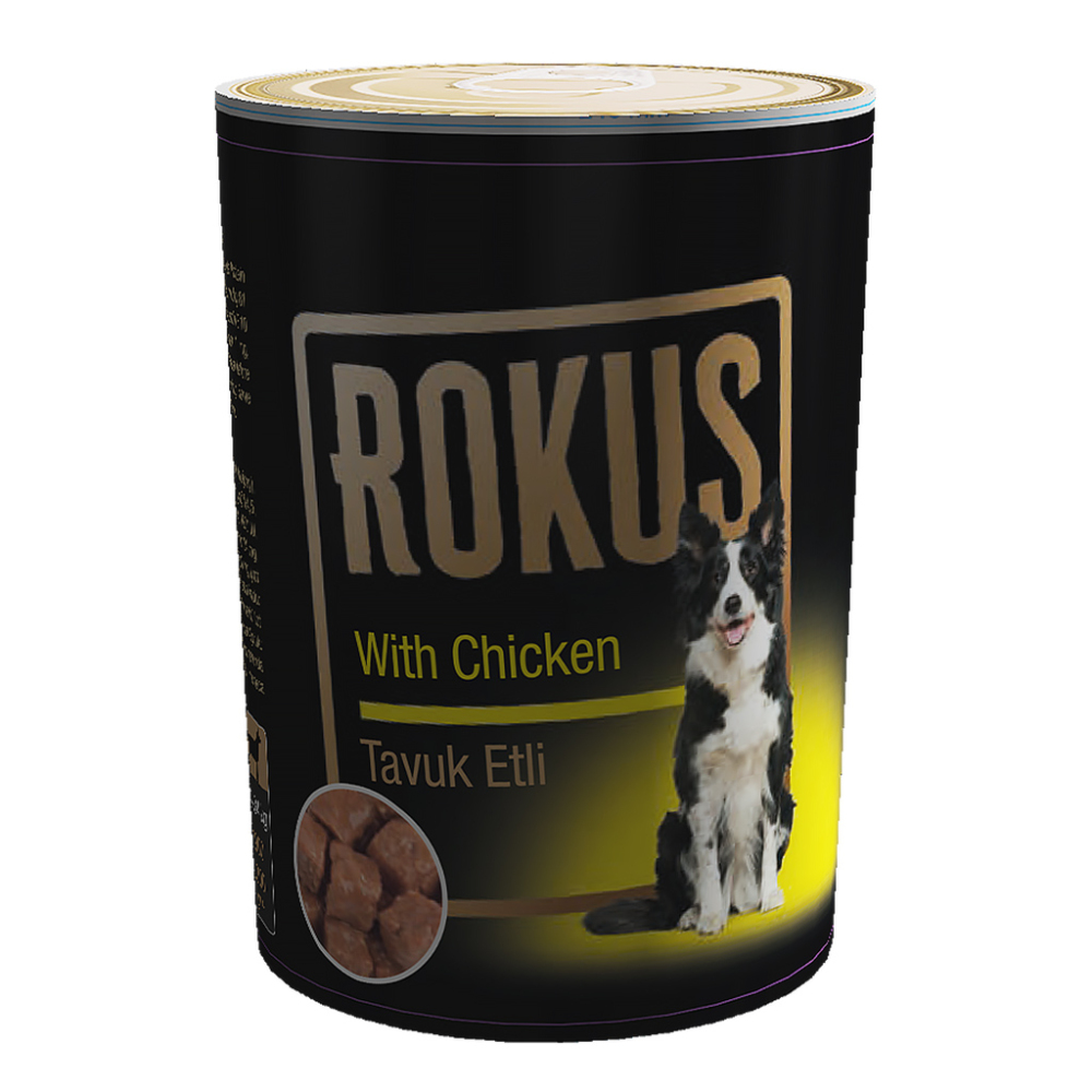 Rokus Tavuklu Köpek Yaş Maması 410 gr - 1