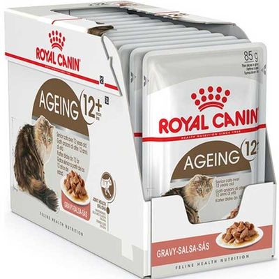 Royal Canin Ageing +12 Yaş Kedi Maması 85 gr * 12 Adet - 1
