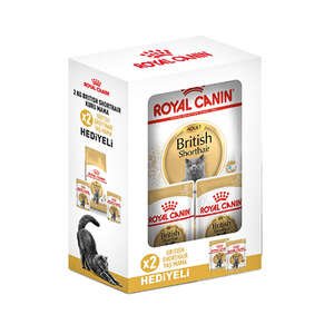 Royal Canin British Shorthair Kedi Maması 2 kg + 2 Adet Yaş Mama Hediyeli