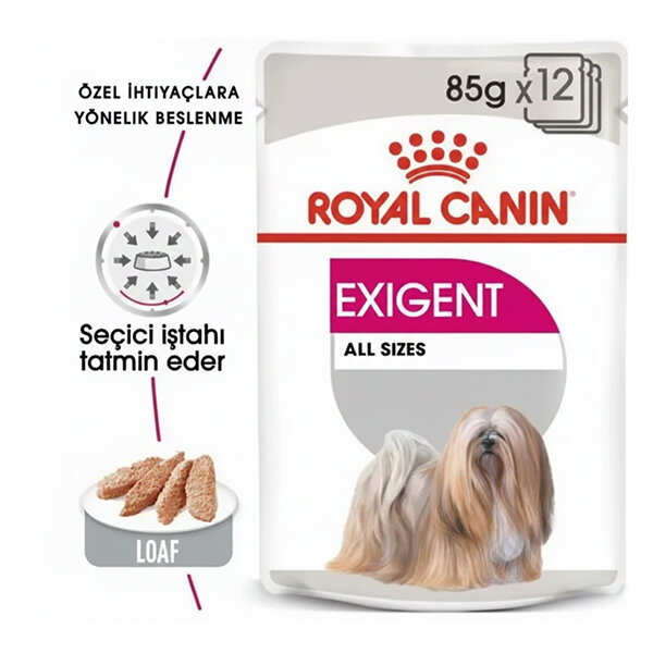 Royal Canin Exigent Köpek Yaş Maması 85 gr  x 12 Adet - 1