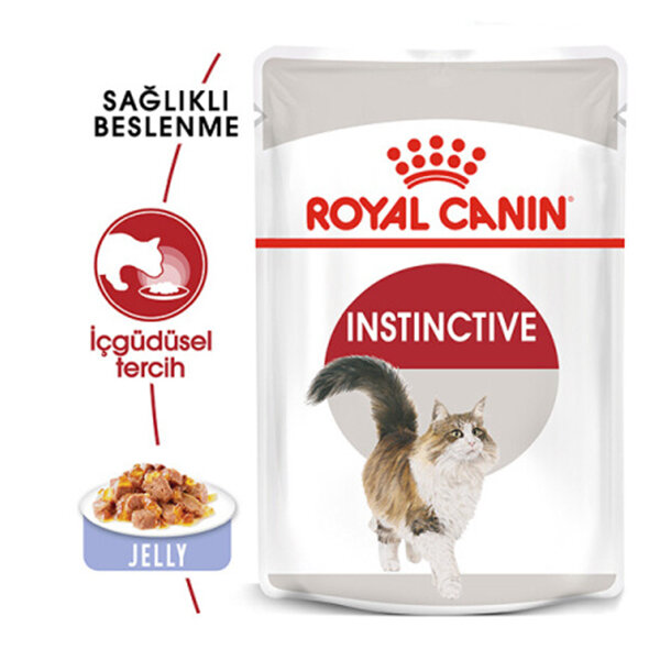 Royal Canin İnstinctive Jelly Kedi Yaş Maması Maması 85 GR - 1