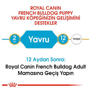 Royal Canin French Bulldog Yavru Köpek Maması 3 KG - 3