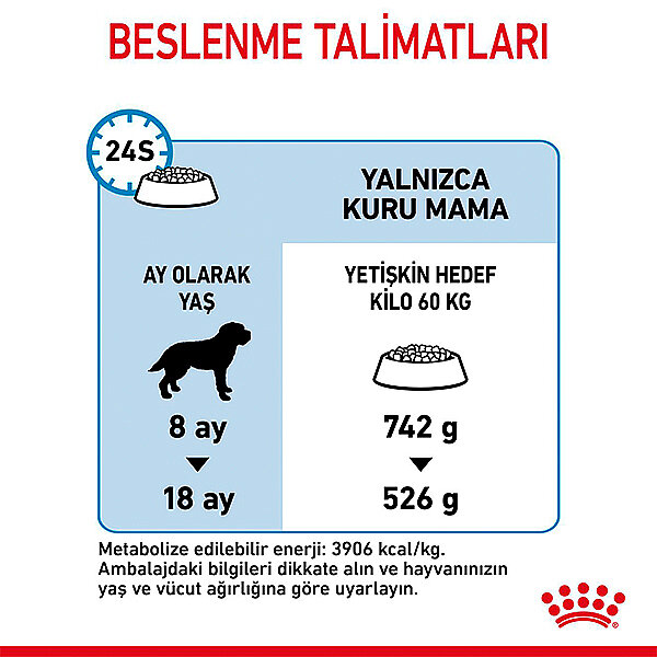 Royal Canin Giant Junior Dev Irk Yavru Köpek Mamasi 15 kg - 3