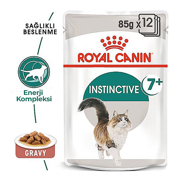 Royal Canin Gravy Instinctive +7 Yaşlı Kedi Yaş Maması 85 GR * 12 Adet - 1