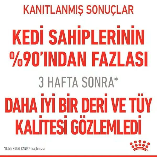 Royal Canin Hair&Skin Hassas Tüylü Kedi Maması 10 kg - 2