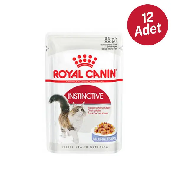 Royal Canin İnstinctive Jelly Kedi Konserve Maması 85 GR * 12 Adet - 1