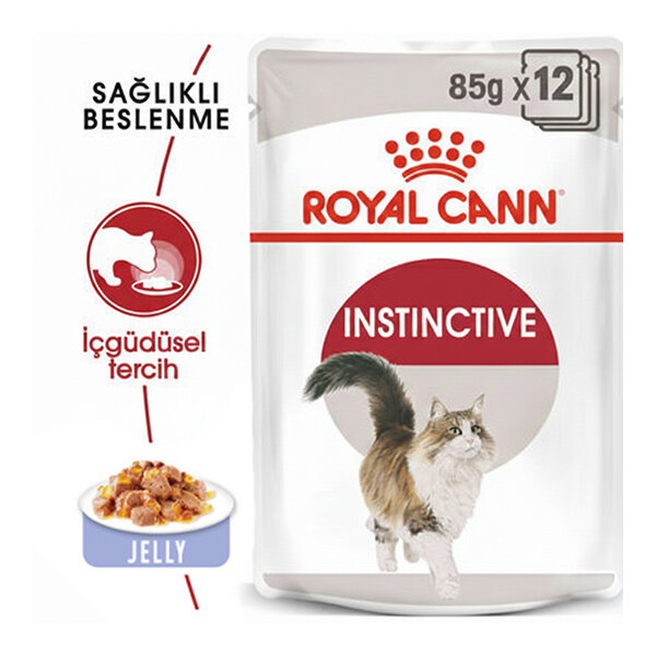 Royal Canin İnstinctive Jelly Kedi Yaş Maması Maması 85 GR * 12 Adet - 1