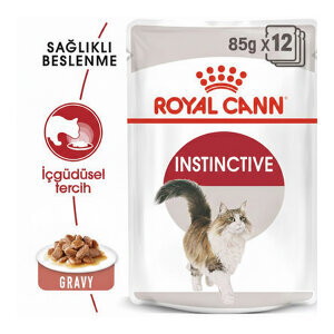 Royal Canin İnstinctive Gravy Kedi Yaş Maması 85 GR * 12 ADET