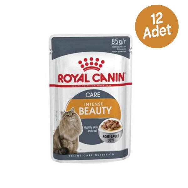 Royal Canin Hair&Skin Gravy Kedi Yaş Maması 85 gr * 12 Adet - 1