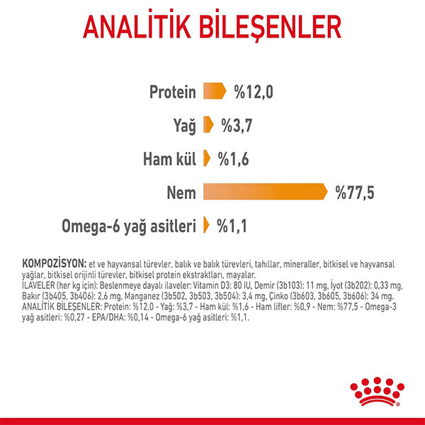 Royal Canin Hair&Skin Gravy Kedi Yaş Maması 85 gr * 12 Adet - 6