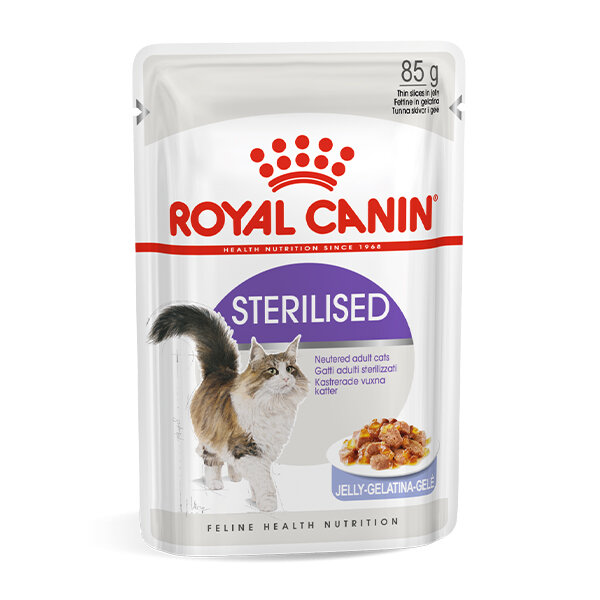 Royal Canin Sterilised Jelly Kısırlaştırılmış Kedi Yaş Maması 85 GR*12 Adet - 6