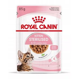 Royal Canin Kısırlaştırılmış Yavru Kedi Yaş Maması 85 gr x 12 Adet