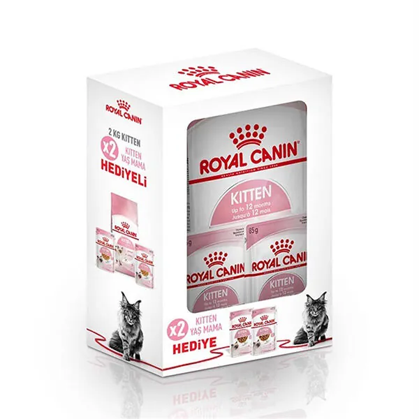 Royal Canin Kitten Hediyeli Kutu Yavru Kedi Maması 2 KG - 1