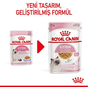 Royal Canin Kitten Jelly Yavru Kedi Yaş Maması 85 GR * 12 Adet - 2
