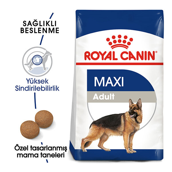 Royal Canin Maxi Adult Büyük Irk Köpek Maması 15 KG - 1