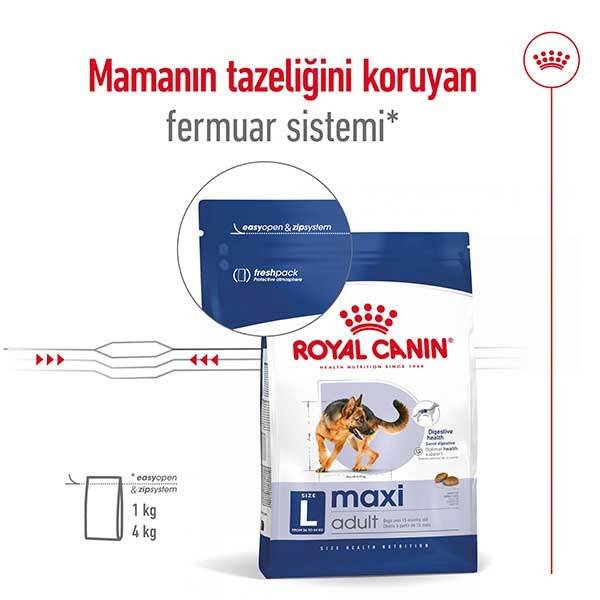 Royal Canin Maxi Adult Büyük Irk Köpek Maması 15 KG - 4