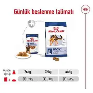 Royal Canin Maxi Adult Yaş Köpek Maması 140 gr - 6