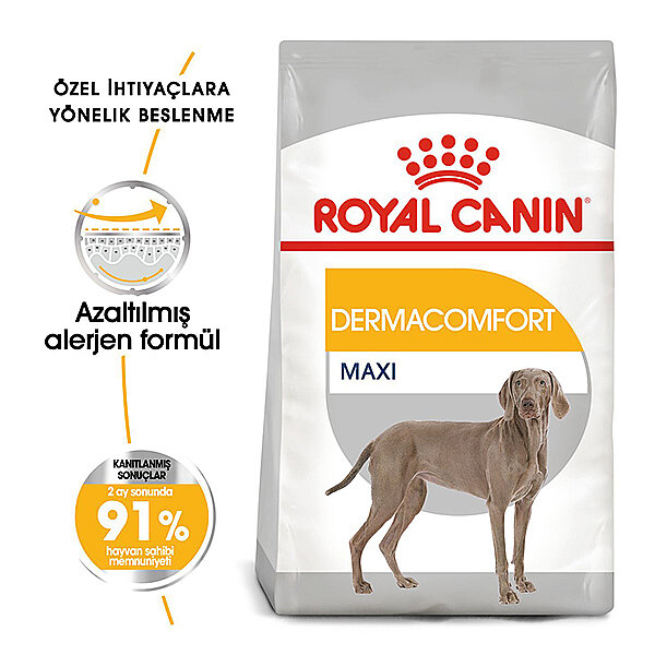 Royal Canin Maxi Dermacomfort Yetişkin Köpek Maması 12 Kg - 1