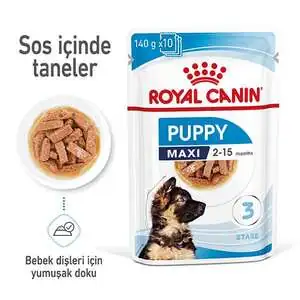 Royal Canin Maxi Puppy Yaş Yavru Köpek Maması 140 gr - 2