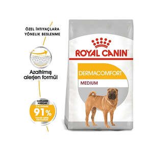 Royal Canin Medium Dermacomfort Yetişkin Köpek Maması 12 kg - 2