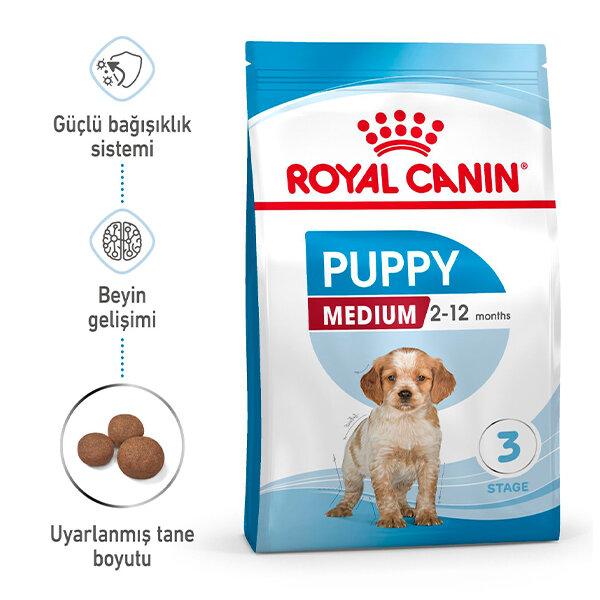 Royal Canin Medium Puppy Orta Irk Yavru Köpek Maması 4 kg - 1