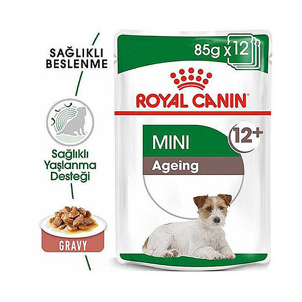 Royal Canin Mini Ageing Yaşlı Köpek Yaş Maması 85 g (12 Adet)