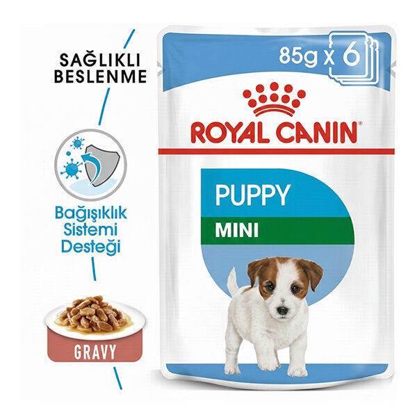Royal Canin Mini Puppy Yaş Köpek Maması 85 gr x 6 Adet - 1