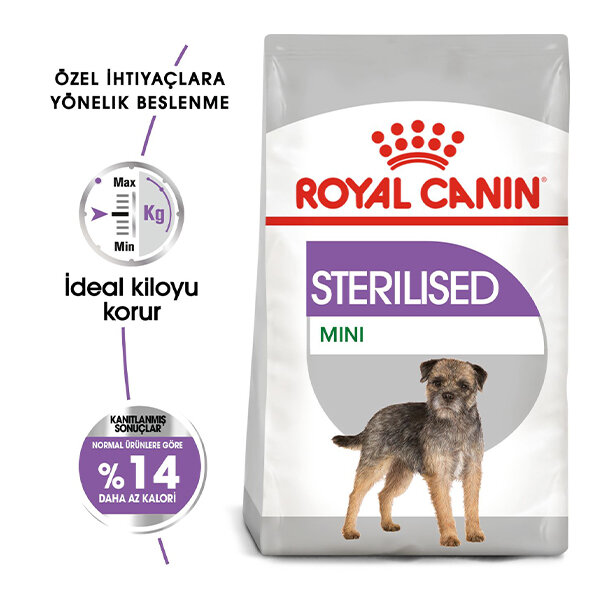 Royal Canin Mini Sterilised Kısırlaştırılmış Köpek Maması 3 Kg - 1