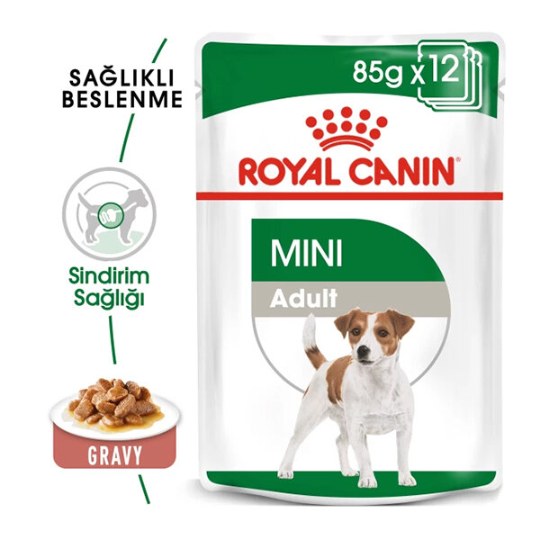 Royal Canin Mini Adult Köpek Yaş Maması 85 gr x 12 Adet - 1
