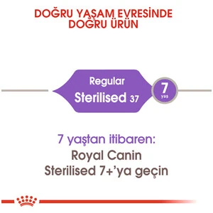 Royal Canin Sterilised Kısırlaştırılmış Yaşlı Kedi Maması 1.5 kg - 3