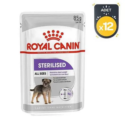 Royal Canin Sterilised Loaf Kısırlaştırılmış Köpek Yaş Maması 85 GR x 12 Adet - 1