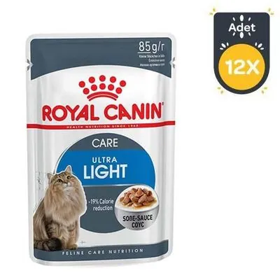 Royal Canin Ultra Light Kedi Diyet Konservesi 85 GR * 12 Adet - 1