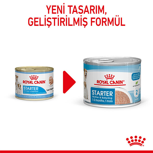 Royal Canin Starter Mousse Yavru Köpek Yaş Maması 195 GR - 7
