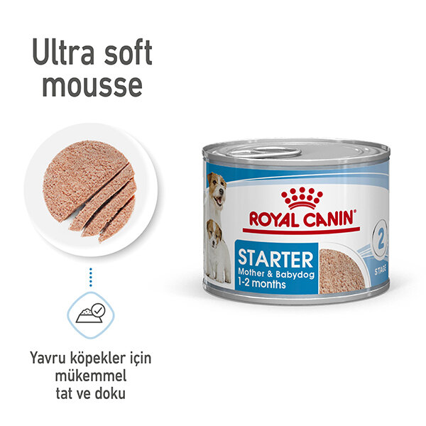 Royal Canin Starter Mousse Yavru Köpek Yaş Maması 195 GR - 1